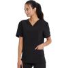 imageDickies EDS Women Scrubs Top VNeck DK700Black
