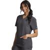 imageDickies EDS Women Scrubs Top VNeck DK700Pewter