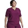 imageDickies EDS Women Scrubs Top VNeck DK700Wine