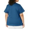 imageDickies Gen Flex Women Scrubs Top Mock Wrap 817355Caribbean