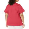 imageDickies Gen Flex Women Scrubs Top Mock Wrap 817355Crimson