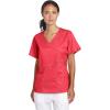 imageDickies Gen Flex Women Scrubs Top Mock Wrap 817355Crimson
