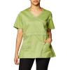 imageDickies Gen Flex Women Scrubs Top Mock Wrap 817355Desert Sage