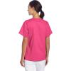 imageDickies Gen Flex Women Scrubs Top Mock Wrap 817355Hot Pink
