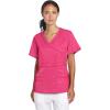 imageDickies Gen Flex Women Scrubs Top Mock Wrap 817355Hot Pink
