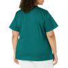 imageDickies Gen Flex Women Scrubs Top Mock Wrap 817355Hunter Green