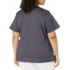 imageDickies Gen Flex Women Scrubs Top Mock Wrap 817355Light Pewter