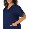 imageDickies Gen Flex Women Scrubs Top Mock Wrap 817355Navy