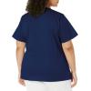 imageDickies Gen Flex Women Scrubs Top Mock Wrap 817355Navy