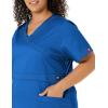 imageDickies Gen Flex Women Scrubs Top Mock Wrap 817355Royal