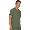 imageDickies Mens EDS Signature VNeck Scrub Top Olive Small