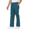 imageDickies Mens PullOn Pant with 7 Pockets Elastic Waistband with Button Closure 81006Caribbean Blue