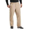 imageDickies Mens PullOn Pant with 7 Pockets Elastic Waistband with Button Closure 81006Dark Khaki