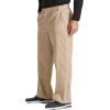 imageDickies Mens PullOn Pant with 7 Pockets Elastic Waistband with Button Closure 81006Dark Khaki