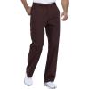 imageDickies Mens PullOn Pant with 7 Pockets Elastic Waistband with Button Closure 81006Espresso