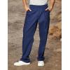 imageDickies Mens PullOn Pant with 7 Pockets Elastic Waistband with Button Closure 81006Navy
