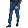imageDickies Mens Scrub Jogger Mid Raise Five Pockets Elastic Waistband Pants with an Inside Drawstring DK223Caribbean Blue