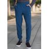 imageDickies Mens Scrub Jogger Mid Raise Five Pockets Elastic Waistband Pants with an Inside Drawstring DK223Caribbean Blue