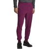 imageDickies Mens Scrub Jogger Mid Raise Five Pockets Elastic Waistband Pants with an Inside Drawstring DK223Wine