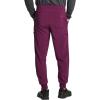 imageDickies Mens Scrub Jogger Mid Raise Five Pockets Elastic Waistband Pants with an Inside Drawstring DK223Wine