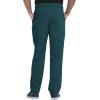 imageDickies Mens Scrub Pant Mid Rise Straight Leg Pants with 6 Pockets Zip Fly Front DK220Caribbean Blue