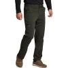 imageDickies Mens Scrub Pant Mid Rise Straight Leg Pants with 6 Pockets Zip Fly Front DK220Deep Forest