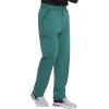 imageDickies Mens Scrub Pant Mid Rise Straight Leg Pants with 6 Pockets Zip Fly Front DK220Hunter Green
