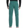imageDickies Mens Scrub Pant Mid Rise Straight Leg Pants with 6 Pockets Zip Fly Front DK220Hunter Green