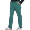 imageDickies Mens Scrub Pant Mid Rise Straight Leg Pants with 6 Pockets Zip Fly Front DK220Hunter Green