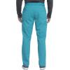 imageDickies Mens Scrub Pant Mid Rise Straight Leg Pants with 6 Pockets Zip Fly Front DK220Teal Blue
