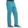 imageDickies Mens Scrub Pant Mid Rise Straight Leg Pants with 6 Pockets Zip Fly Front DK220Teal Blue