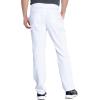 imageDickies Mens Scrub Pant Mid Rise Straight Leg Pants with 6 Pockets Zip Fly Front DK220White