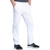 imageDickies Mens Scrub Pant Mid Rise Straight Leg Pants with 6 Pockets Zip Fly Front DK220White