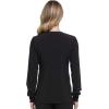 imageDickies Scrub Jackets For Woman Snap Front Warmup Jacket With 2 Pockets  DK305Black