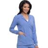 imageDickies Scrub Jackets For Woman Snap Front Warmup Jacket With 2 Pockets  DK305Ciel