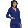 imageDickies Scrub Jackets For Woman Snap Front Warmup Jacket With 2 Pockets  DK305Galaxy Blue
