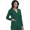 imageDickies Scrub Jackets For Woman Snap Front Warmup Jacket With 2 Pockets  DK305Hunter Green