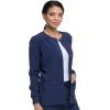 imageDickies Scrub Jackets For Woman Snap Front Warmup Jacket With 2 Pockets  DK305Navy