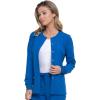 imageDickies Scrub Jackets For Woman Snap Front Warmup Jacket With 2 Pockets  DK305Royal