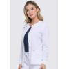 imageDickies Scrub Jackets For Woman Snap Front Warmup Jacket With 2 Pockets  DK305White
