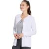 imageDickies Scrub Jackets For Woman Snap Front Warmup Jacket With 2 Pockets  DK305White