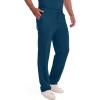 imageDickies Scrub Pant for Men Natural Rise Drawstring Bottoms with 6 Pockets and Back Elastic Waistband  DK015Caribbean Blue