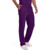 imageDickies Scrub Pant for Men Natural Rise Drawstring Bottoms with 6 Pockets and Back Elastic Waistband  DK015Eggplant
