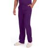 imageDickies Scrub Pant for Men Natural Rise Drawstring Bottoms with 6 Pockets and Back Elastic Waistband  DK015Eggplant