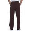 imageDickies Scrub Pant for Men Natural Rise Drawstring Bottoms with 6 Pockets and Back Elastic Waistband  DK015Espresso