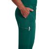 imageDickies Scrub Pant for Men Natural Rise Drawstring Bottoms with 6 Pockets and Back Elastic Waistband  DK015Hunter Green