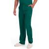 imageDickies Scrub Pant for Men Natural Rise Drawstring Bottoms with 6 Pockets and Back Elastic Waistband  DK015Hunter Green
