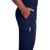 imageDickies Scrub Pant for Men Natural Rise Drawstring Bottoms with 6 Pockets and Back Elastic Waistband  DK015Navy
