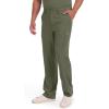 imageDickies Scrub Pant for Men Natural Rise Drawstring Bottoms with 6 Pockets and Back Elastic Waistband  DK015Olive