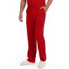 imageDickies Scrub Pant for Men Natural Rise Drawstring Bottoms with 6 Pockets and Back Elastic Waistband  DK015Red